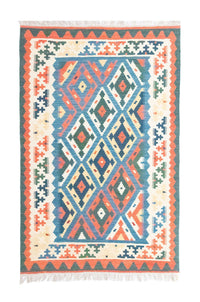 Tappeto Kelim - Orientale - 154 x 103 cm - blu