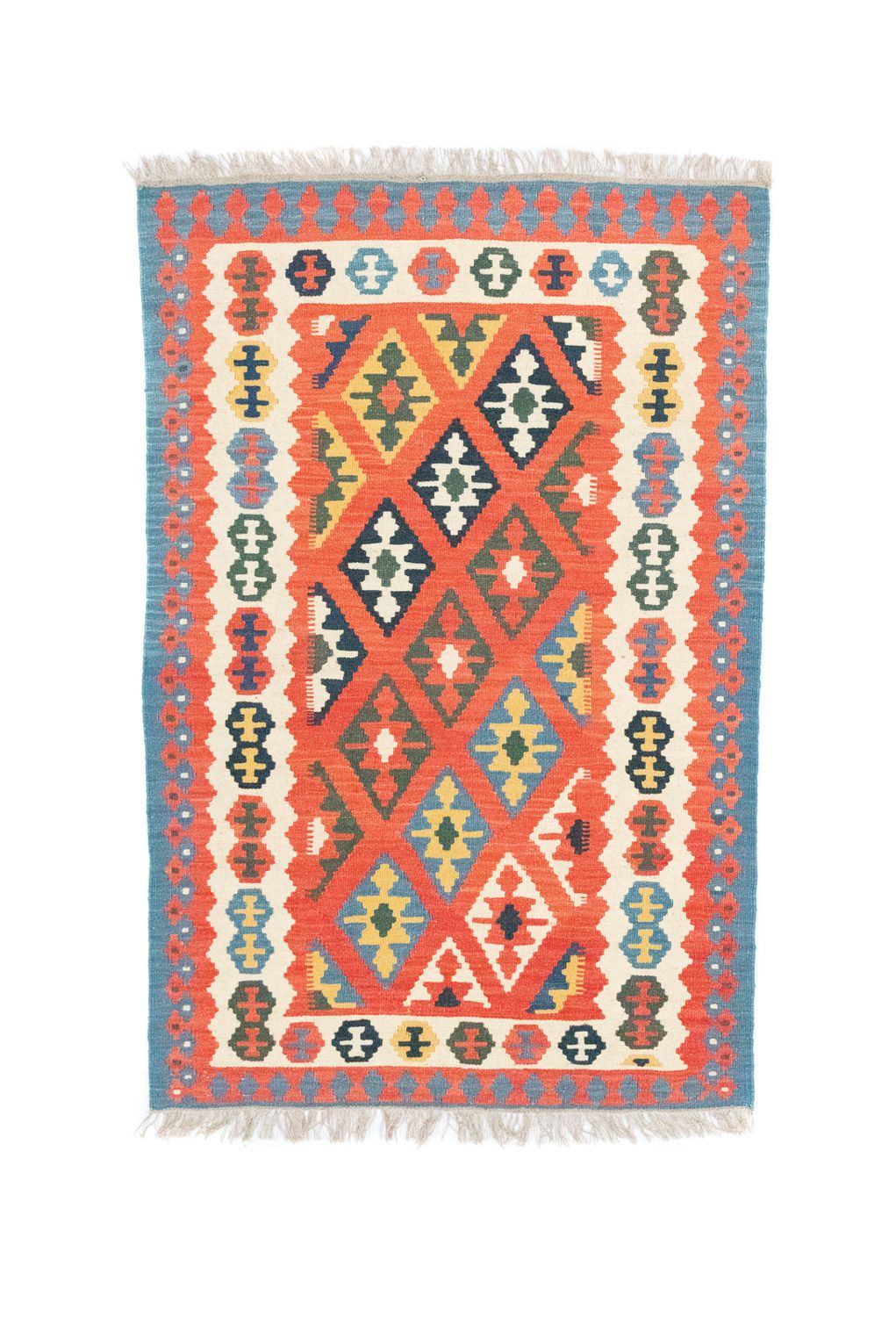 Tappeto Kelim - Orientale - 152 x 100 cm - arancione