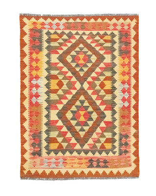 Tappeto Kelim - Orientale - 146 x 99 cm - arancione