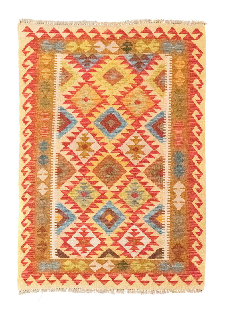 Tappeto Kelim - Orientale - 147 x 105 cm - arancione