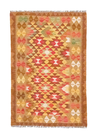 Tappeto Kelim - Orientale - 152 x 95 cm - arancione