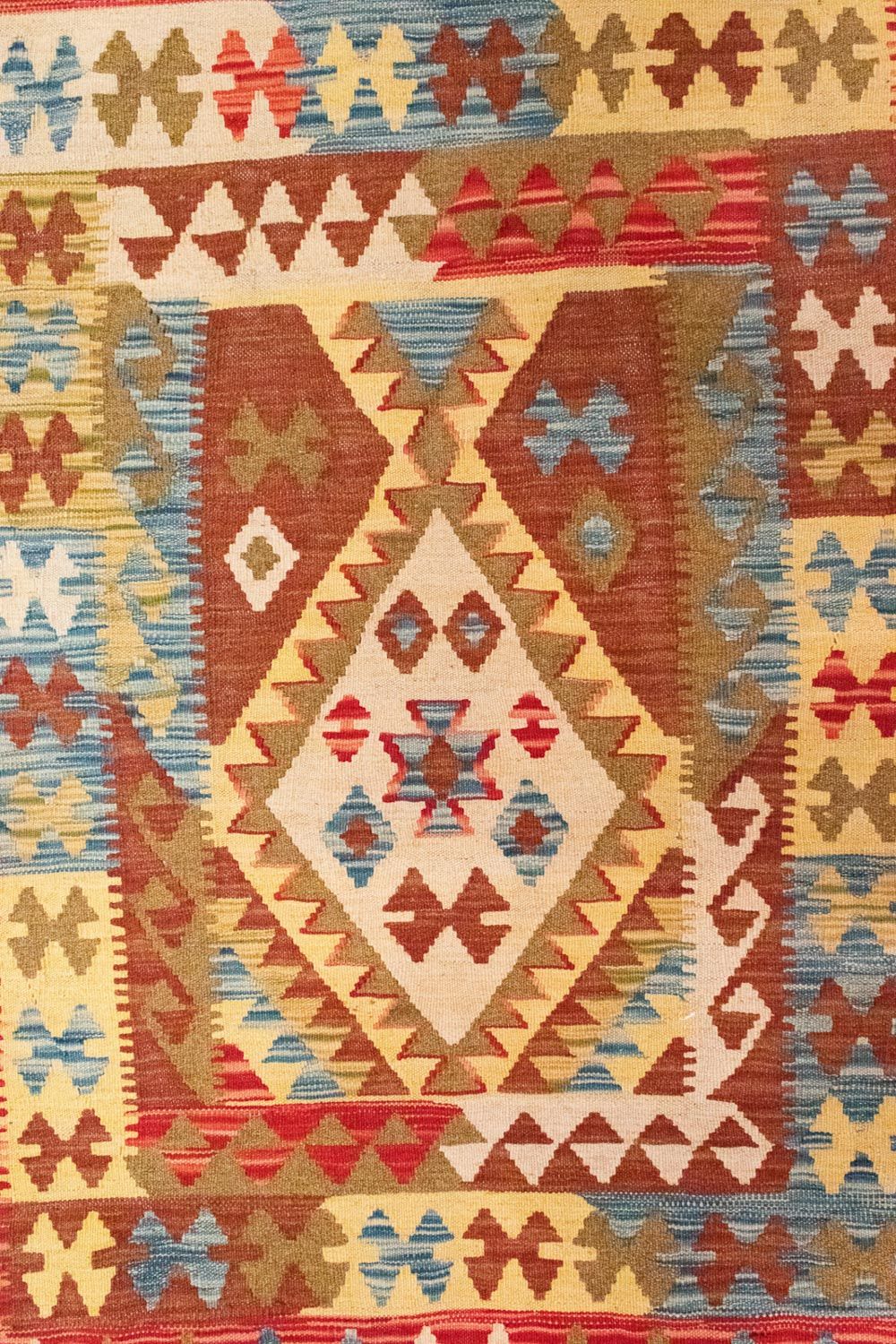 Tappeto Kelim - Orientale - 141 x 97 cm - arancione