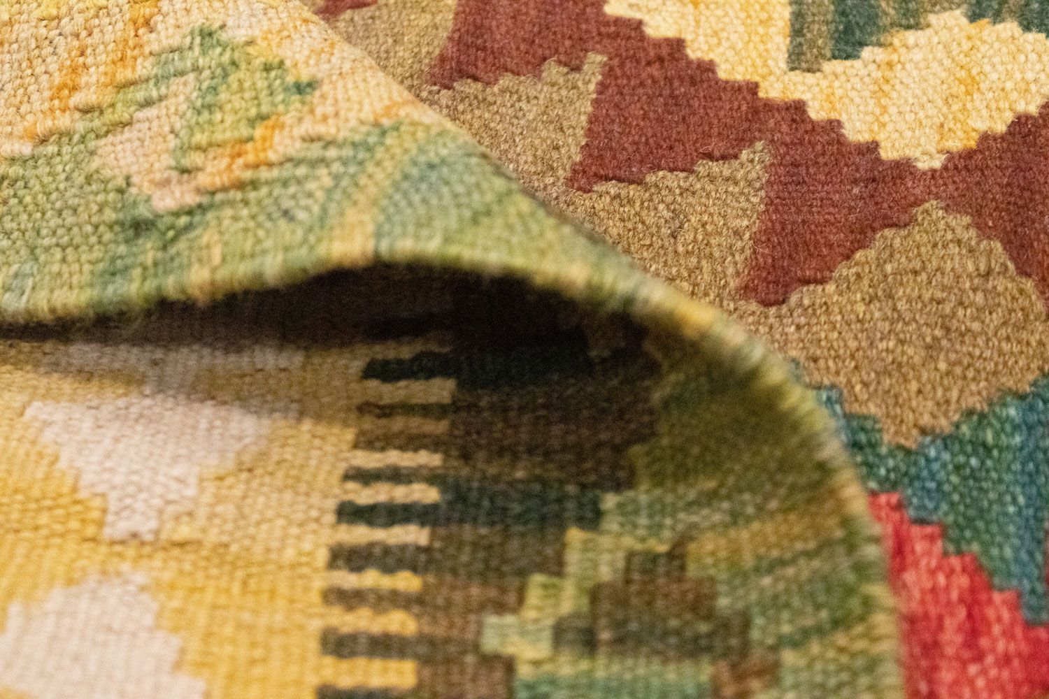 Tappeto Kelim - Orientale - 156 x 105 cm - verde