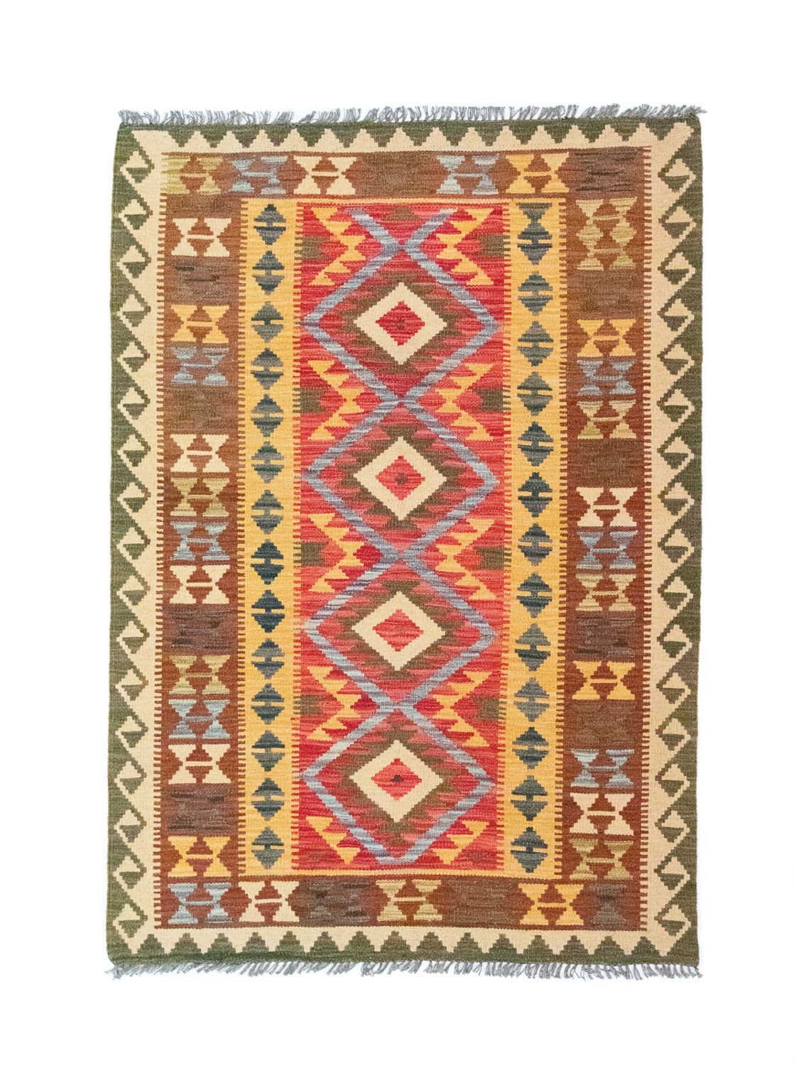 Tappeto Kelim - Orientale - 154 x 107 cm - verde