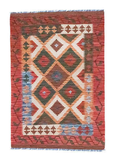 Kilim afgano Tappeto 104x152cm
