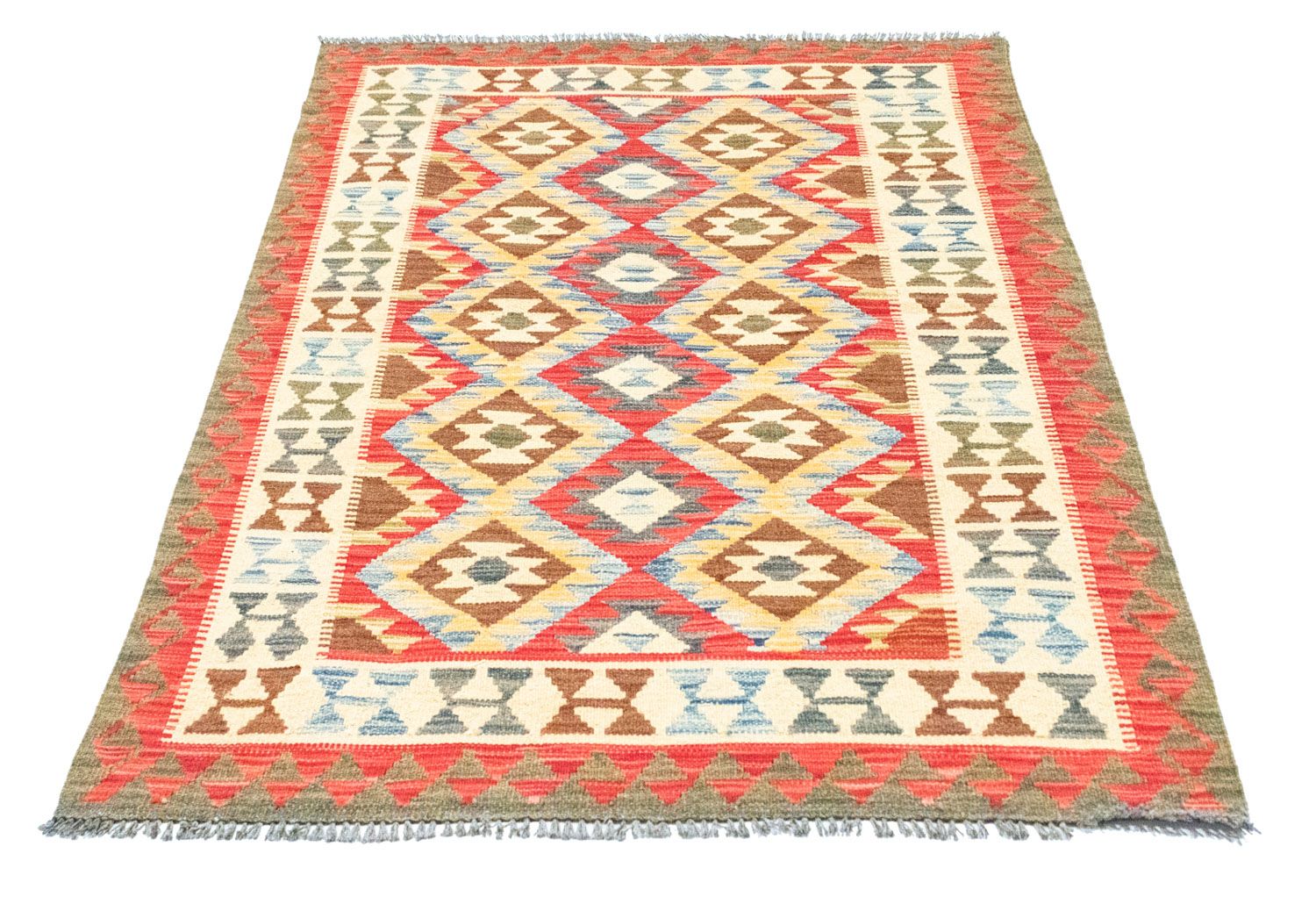 Tappeto Kelim - Orientale - 141 x 102 cm - arancione
