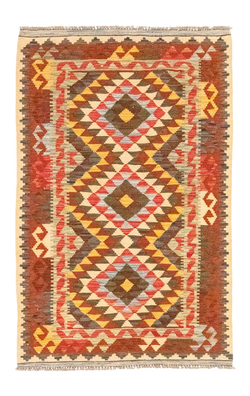 Tappeto Kelim - Orientale - 168 x 103 cm - giallo