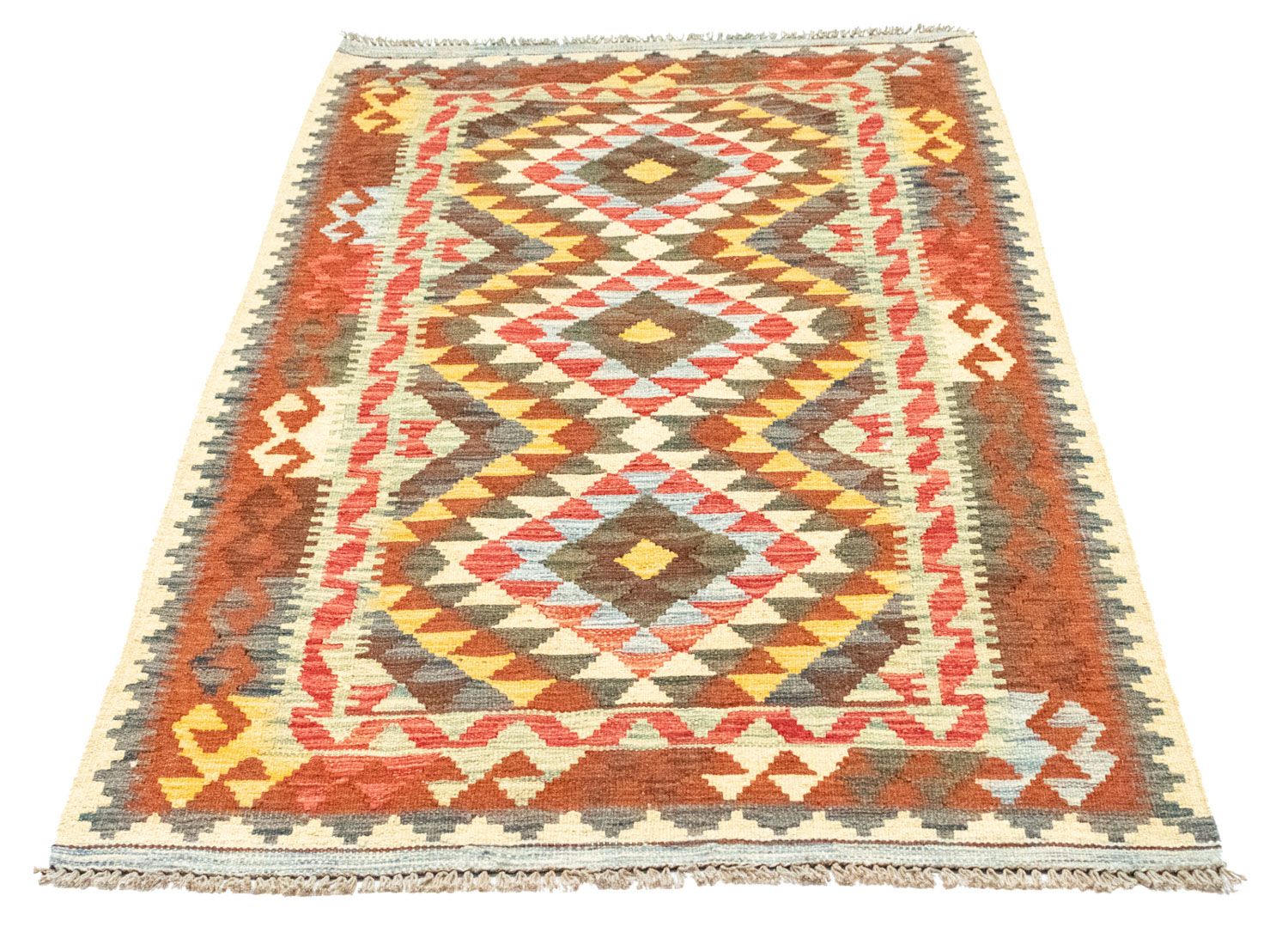Tappeto Kelim - Orientale - 168 x 103 cm - giallo