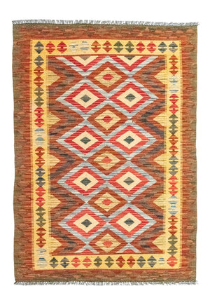 Tappeto Kelim - Orientale - 154 x 105 cm - arancione