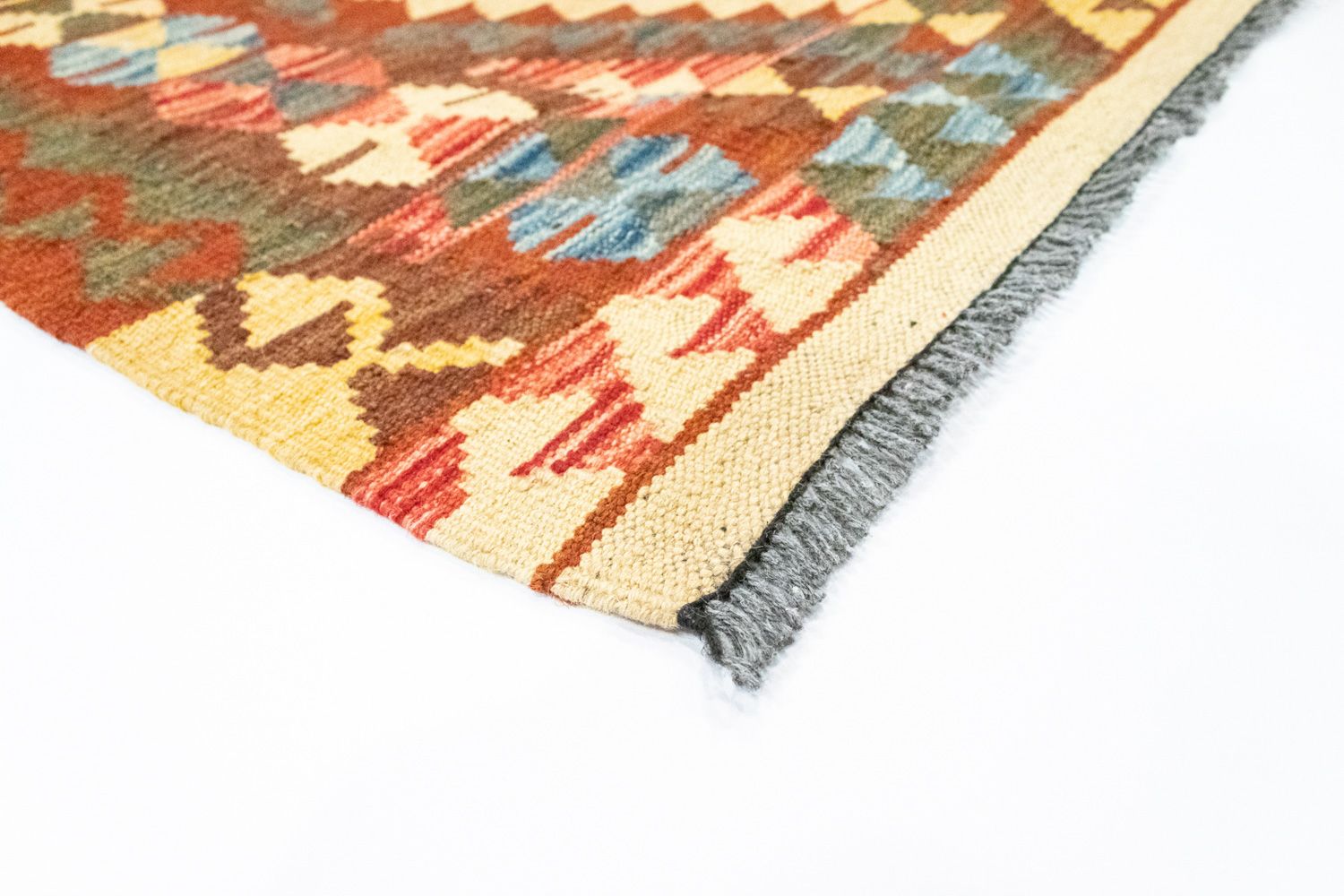 Tappeto corsia Tappeto Kelim - Orientale - 192 x 104 cm - arancione