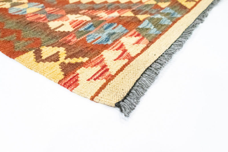 Tappeto corsia Tappeto Kelim - Orientale - 192 x 104 cm - arancione