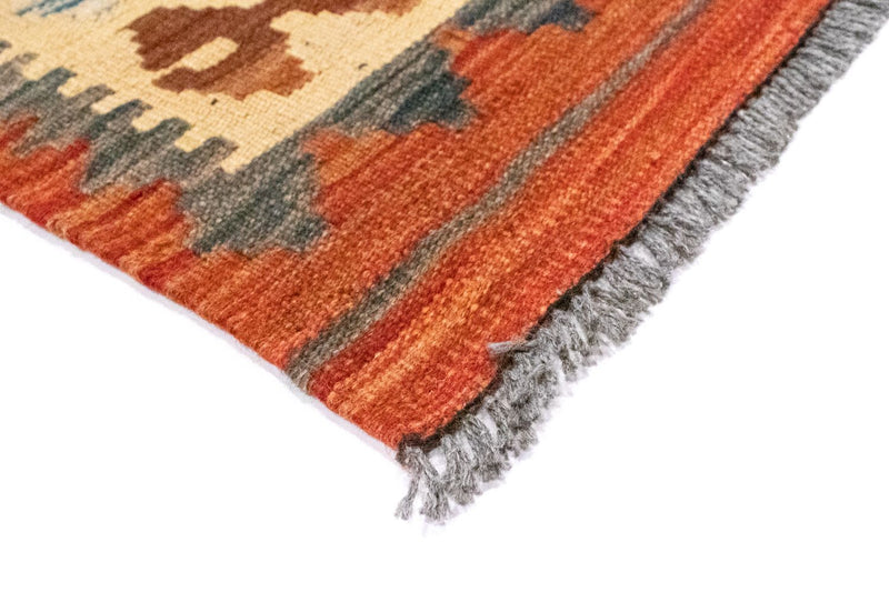 Tappeto corsia Tappeto Kelim - Orientale - 204 x 97 cm - arancione
