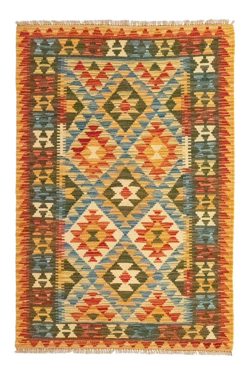 Tappeto Kelim - Orientale - 130 x 83 cm - arancione
