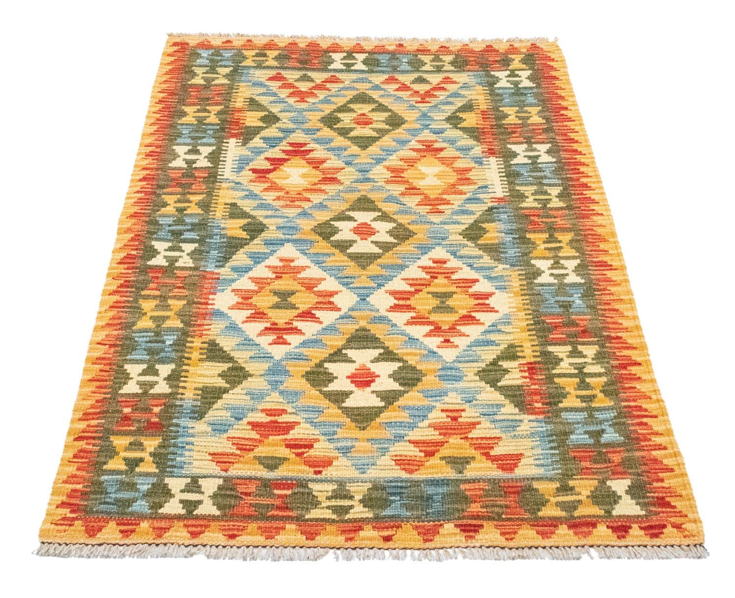 Tappeto Kelim - Orientale - 130 x 83 cm - arancione