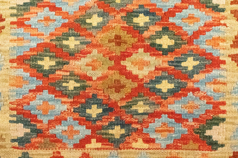 Tappeto Kelim - Orientale quadrato  - 115 x 106 cm - multicolore