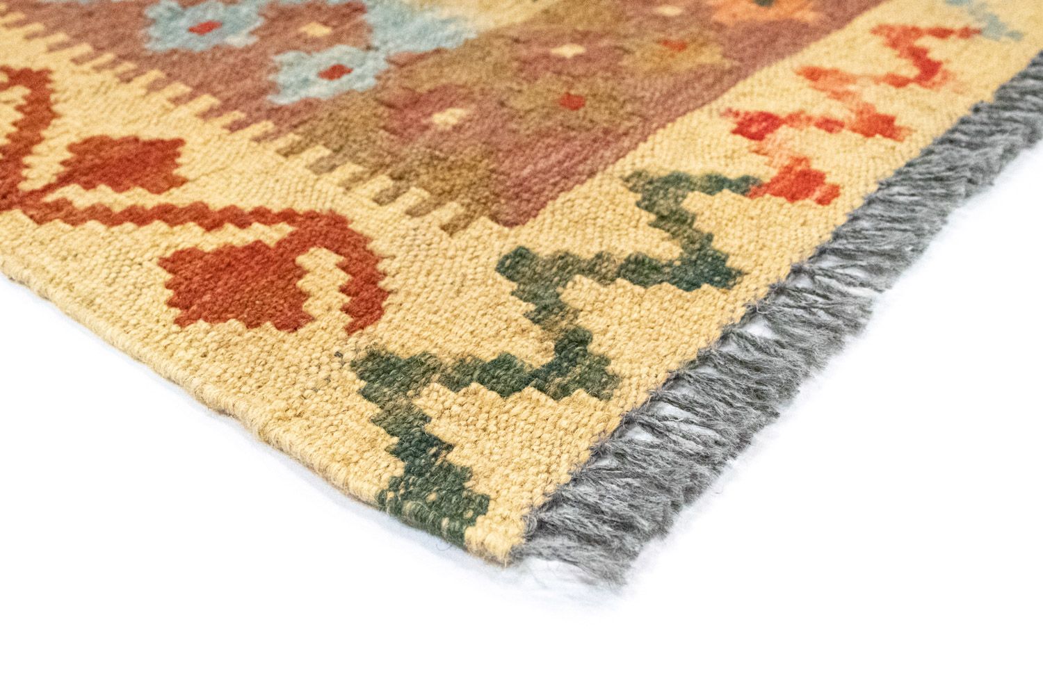 Tappeto Kelim - Orientale quadrato  - 115 x 106 cm - multicolore