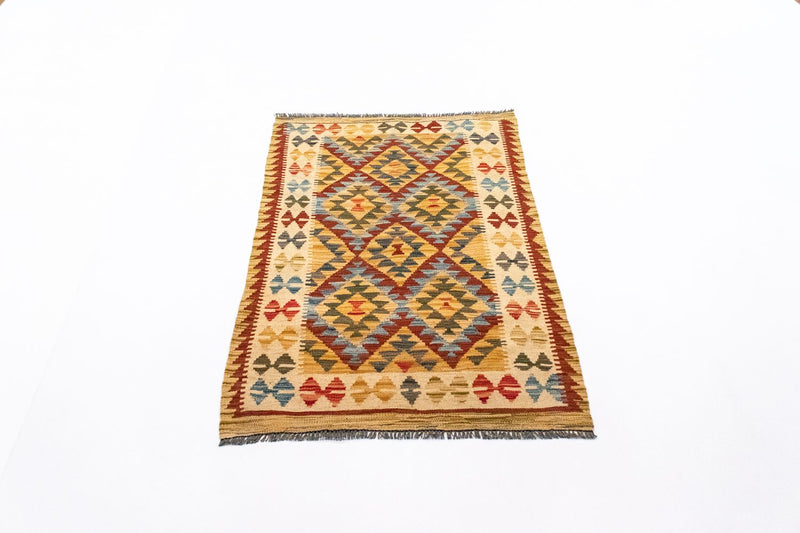 Tappeto Kelim - Orientale - 126 x 80 cm - arancione