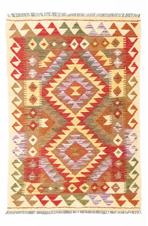 Tappeto Kelim - Orientale - 117 x 75 cm - rosso