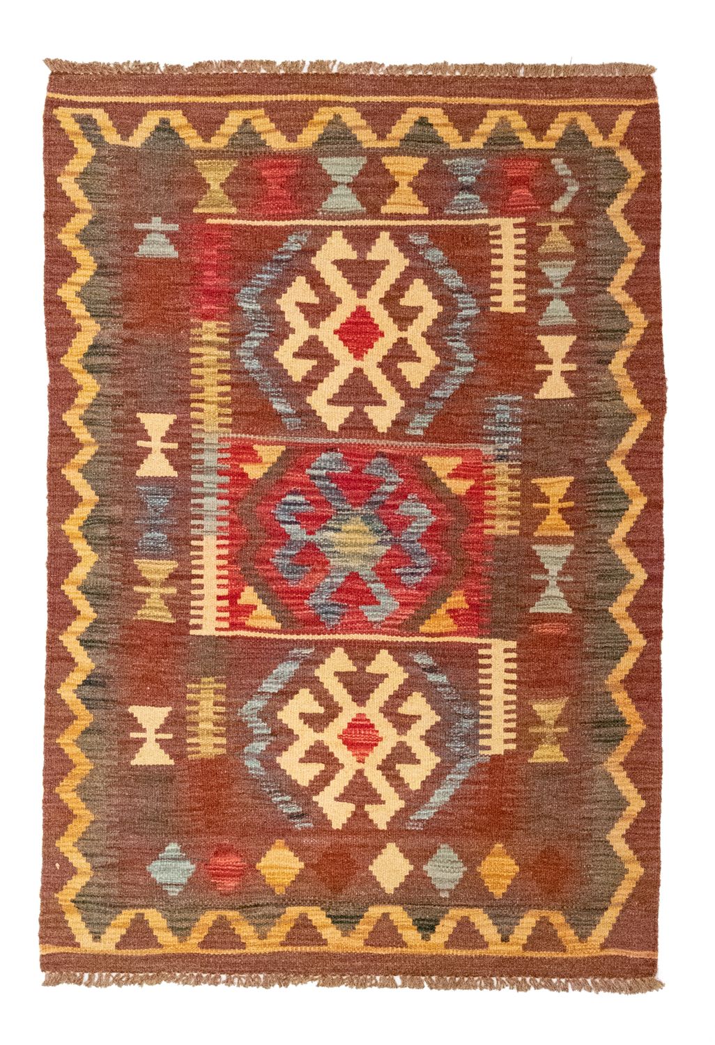Tappeto Kelim - Orientale - 125 x 86 cm - marrone