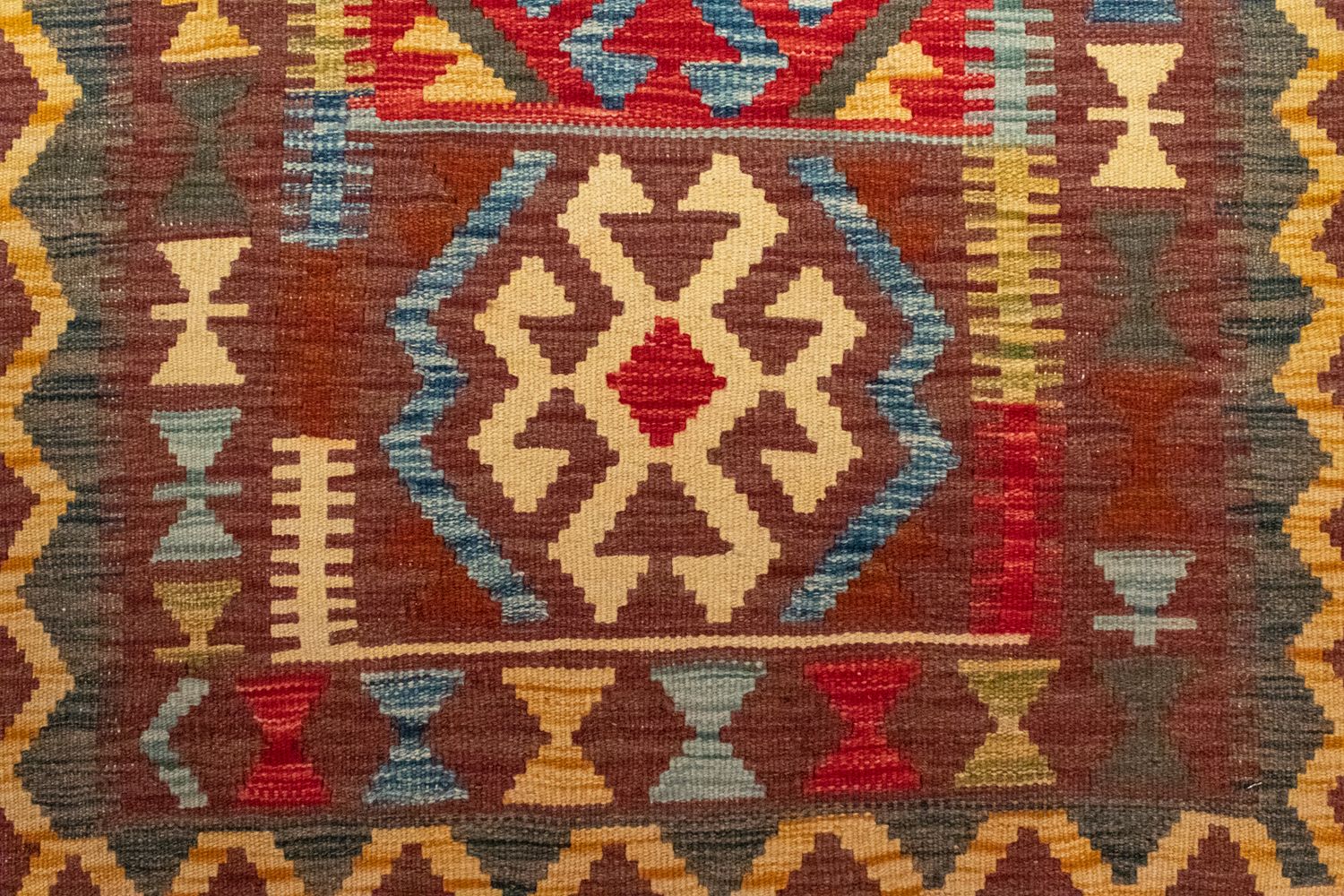 Tappeto Kelim - Orientale - 125 x 86 cm - marrone