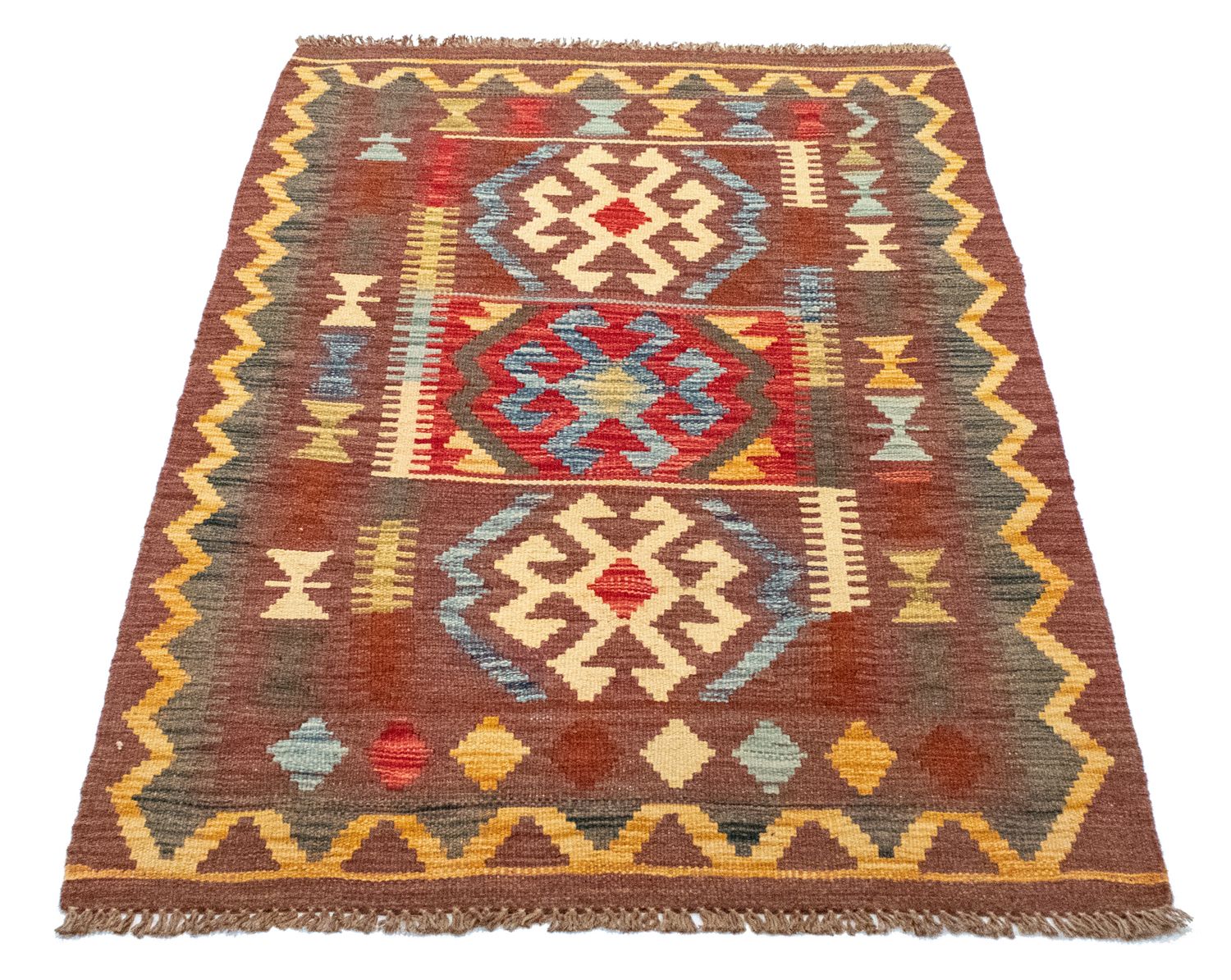 Tappeto Kelim - Orientale - 125 x 86 cm - marrone