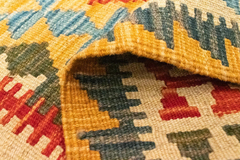 Tappeto Kelim - Orientale - 131 x 82 cm - giallo