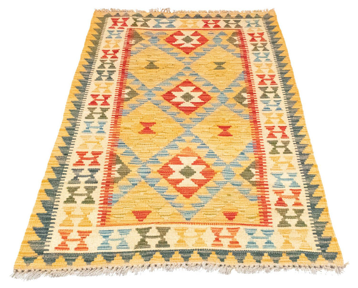 Tappeto Kelim - Orientale - 131 x 82 cm - giallo
