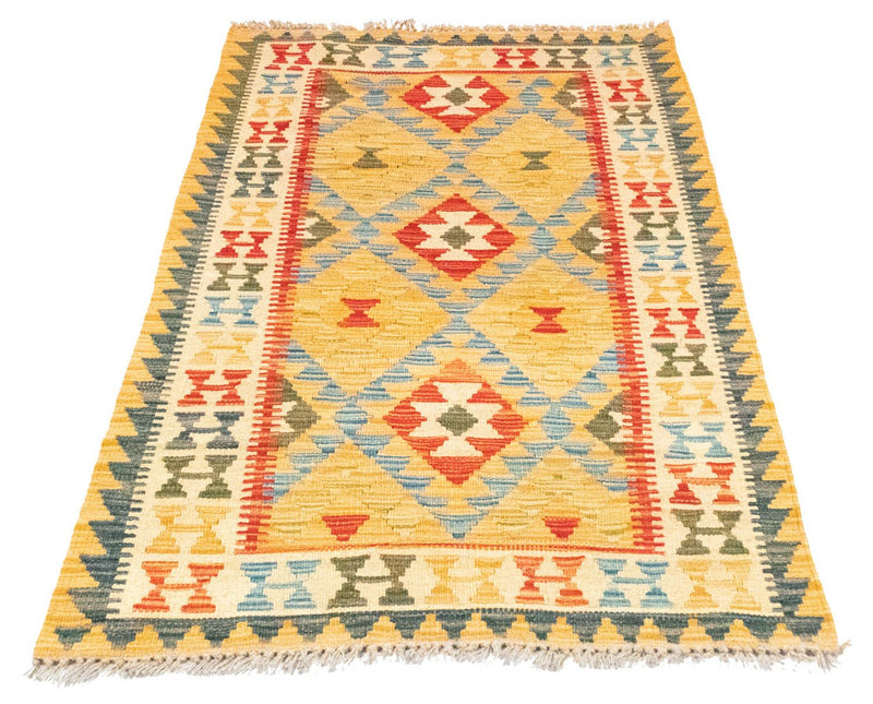 Tappeto Kelim - Orientale - 131 x 82 cm - giallo