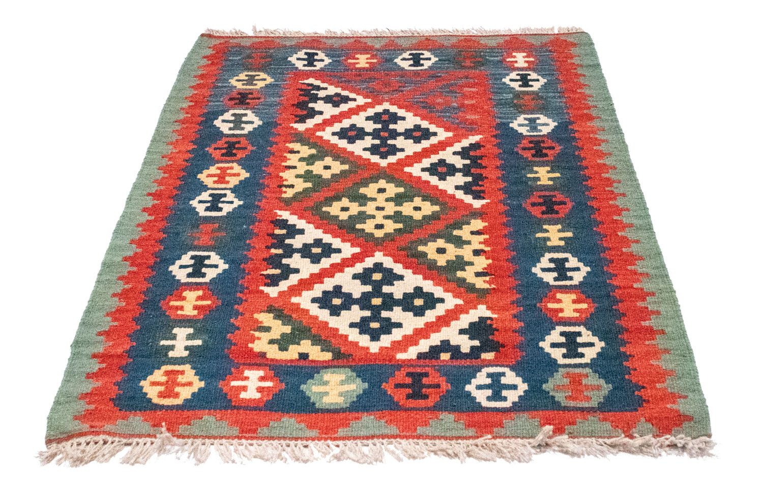 Tappeto Kelim - Orientale - 129 x 87 cm - multicolore