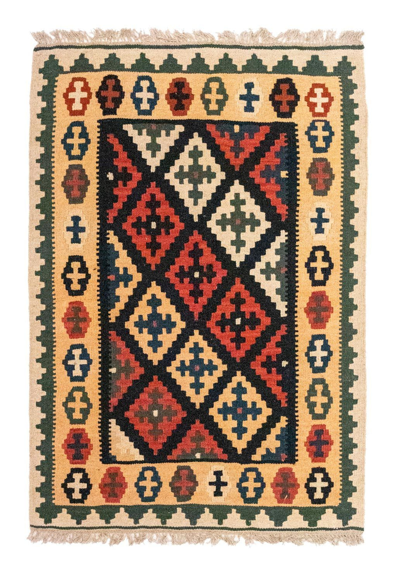 Tappeto Kelim - Orientale - 128 x 87 cm - blu