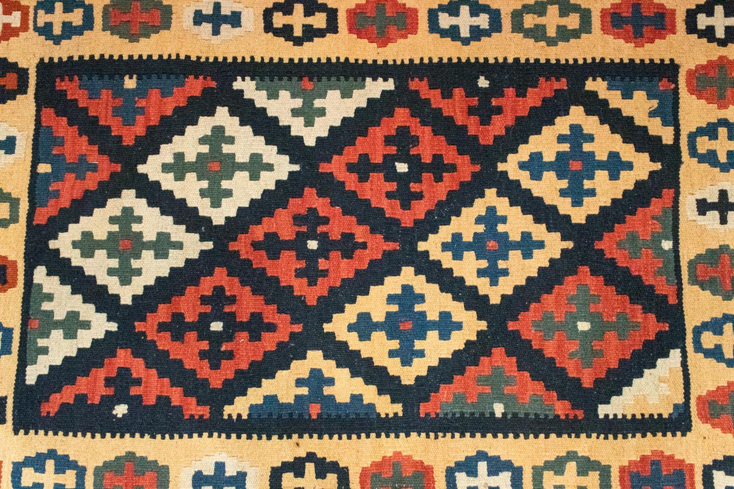 Tappeto Kelim - Orientale - 128 x 87 cm - blu