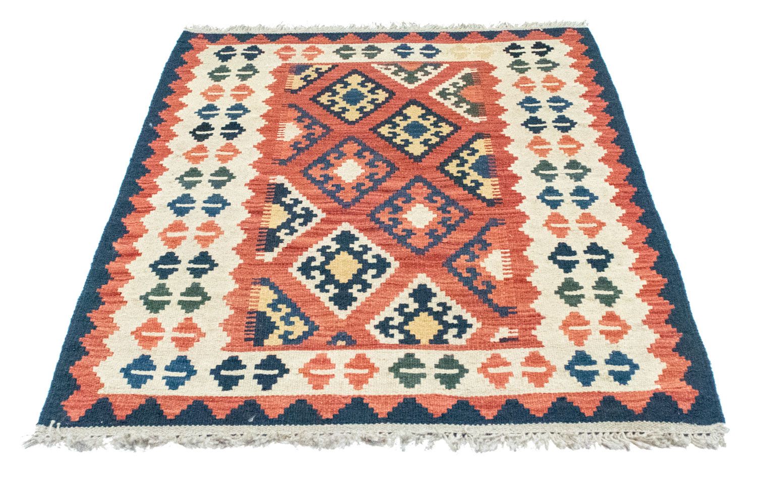 Tappeto Kelim - Orientale - 123 x 85 cm - arancione