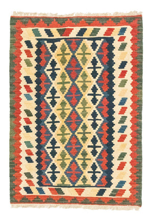 Tappeto Kelim - Orientale - 123 x 86 cm - arancione