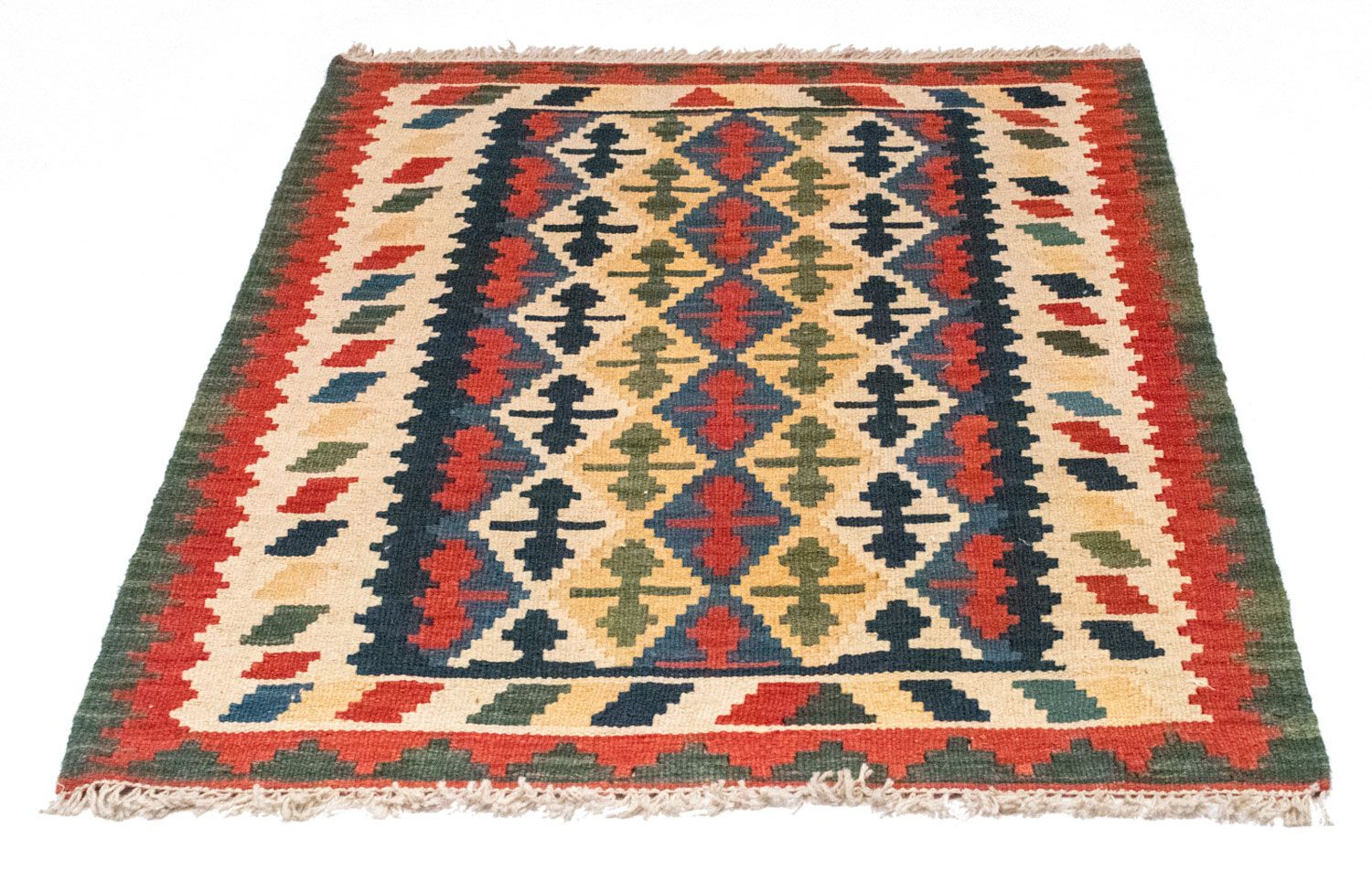 Tappeto Kelim - Orientale - 123 x 86 cm - arancione