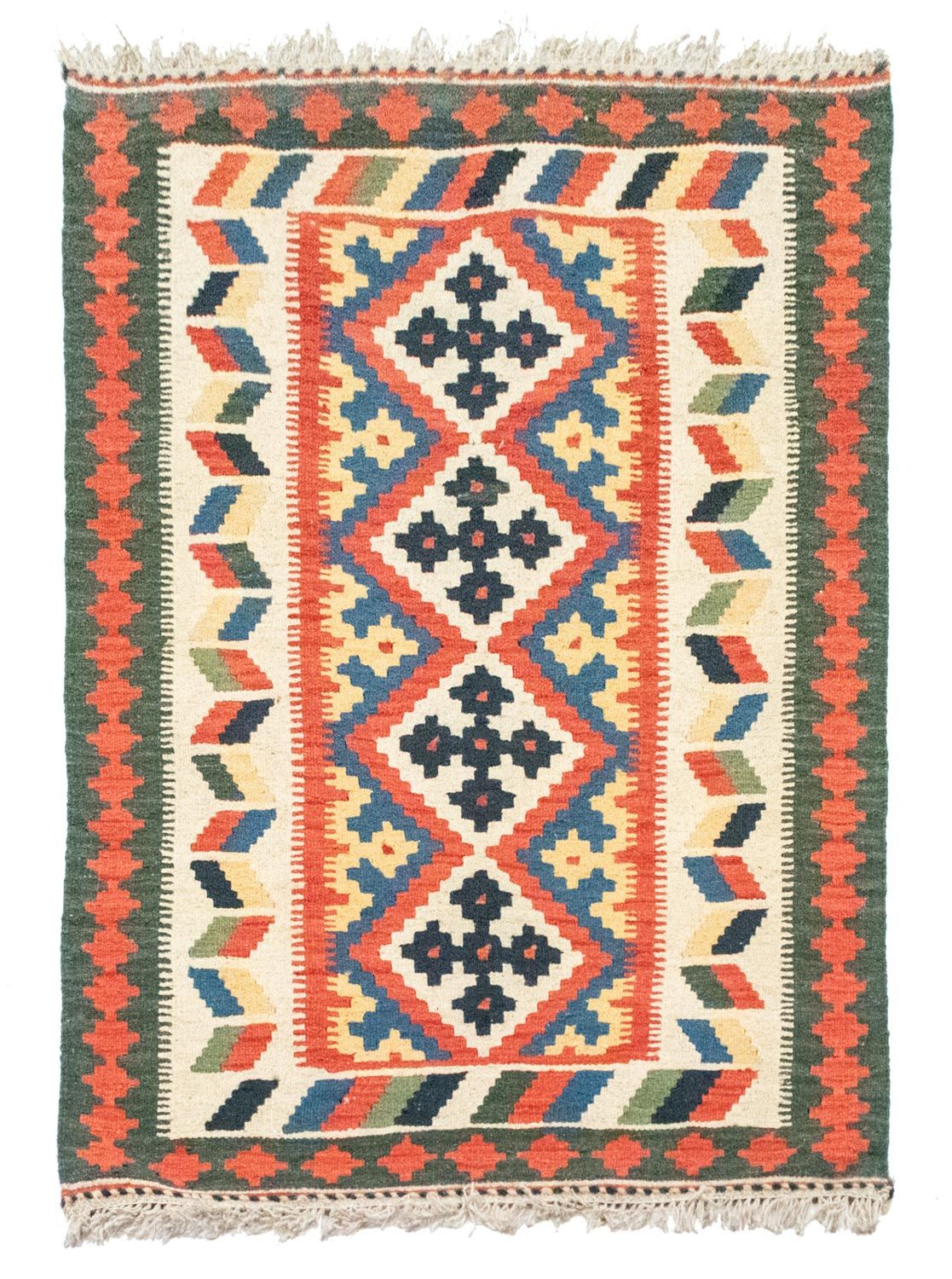 Tappeto Kelim - Orientale - 127 x 84 cm - arancione