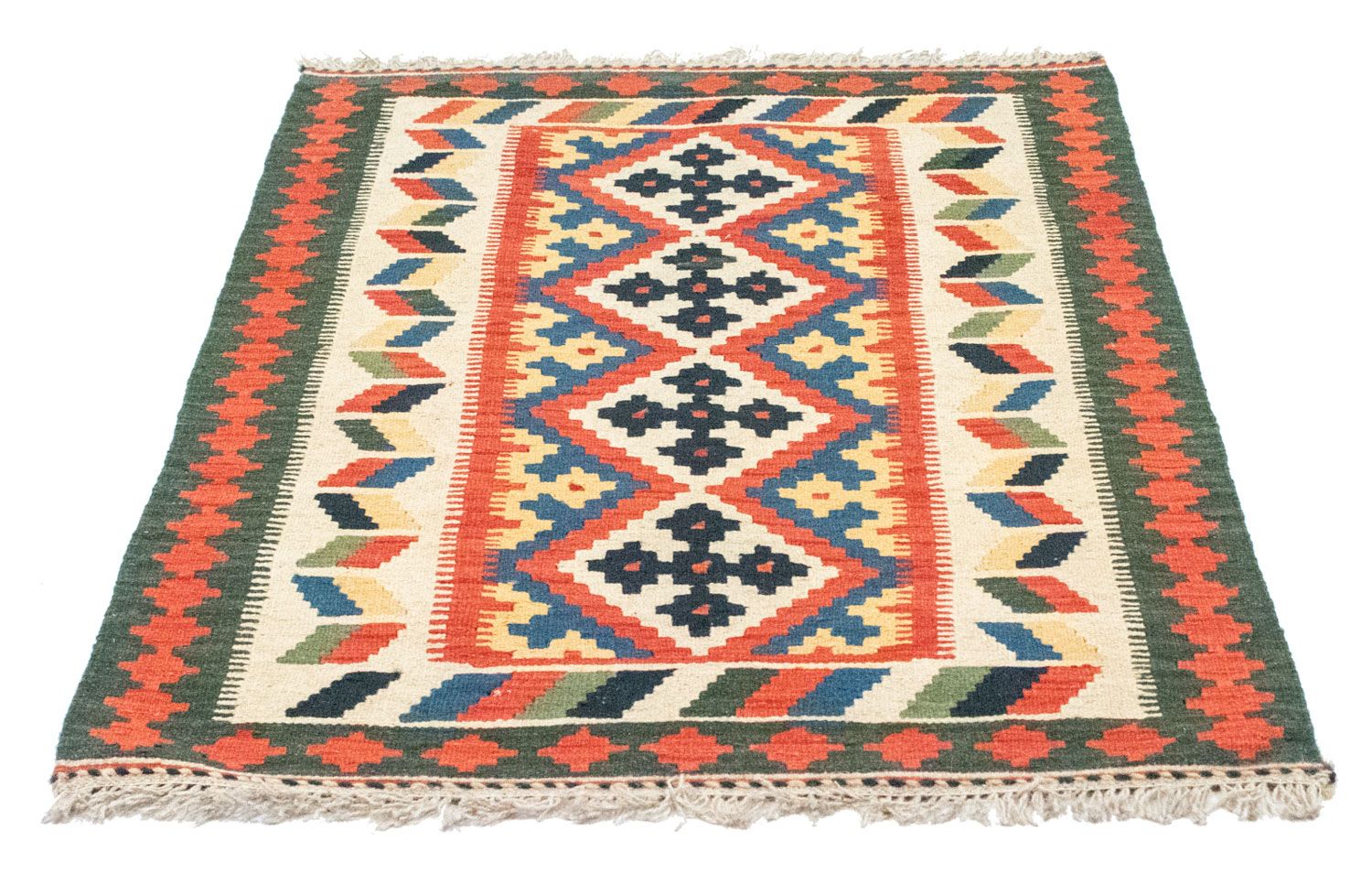 Tappeto Kelim - Orientale - 127 x 84 cm - arancione