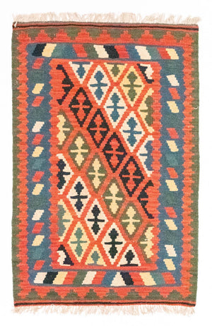 Tappeto Kelim - Orientale - 126 x 83 cm - arancione