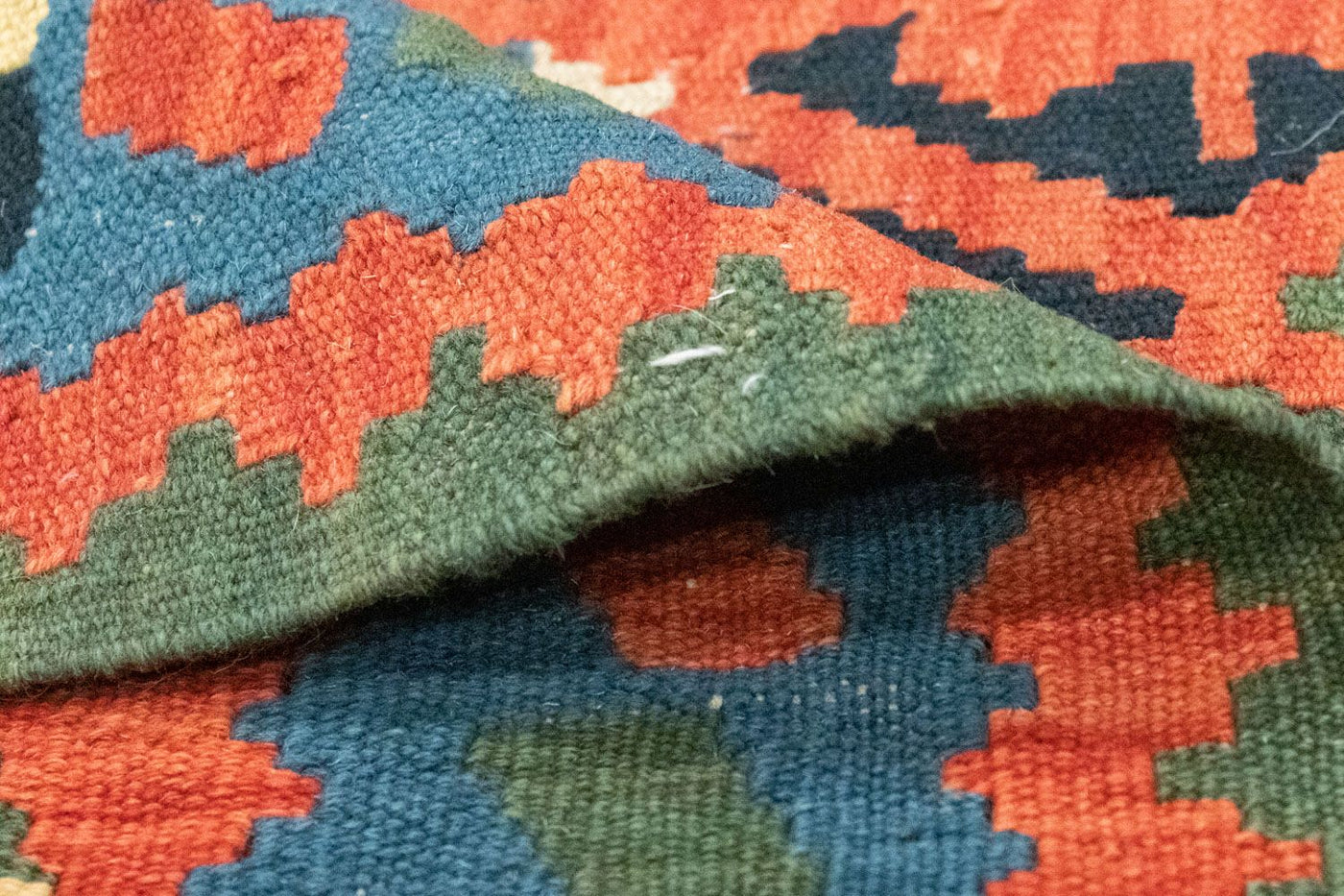 Tappeto Kelim - Orientale - 126 x 83 cm - arancione