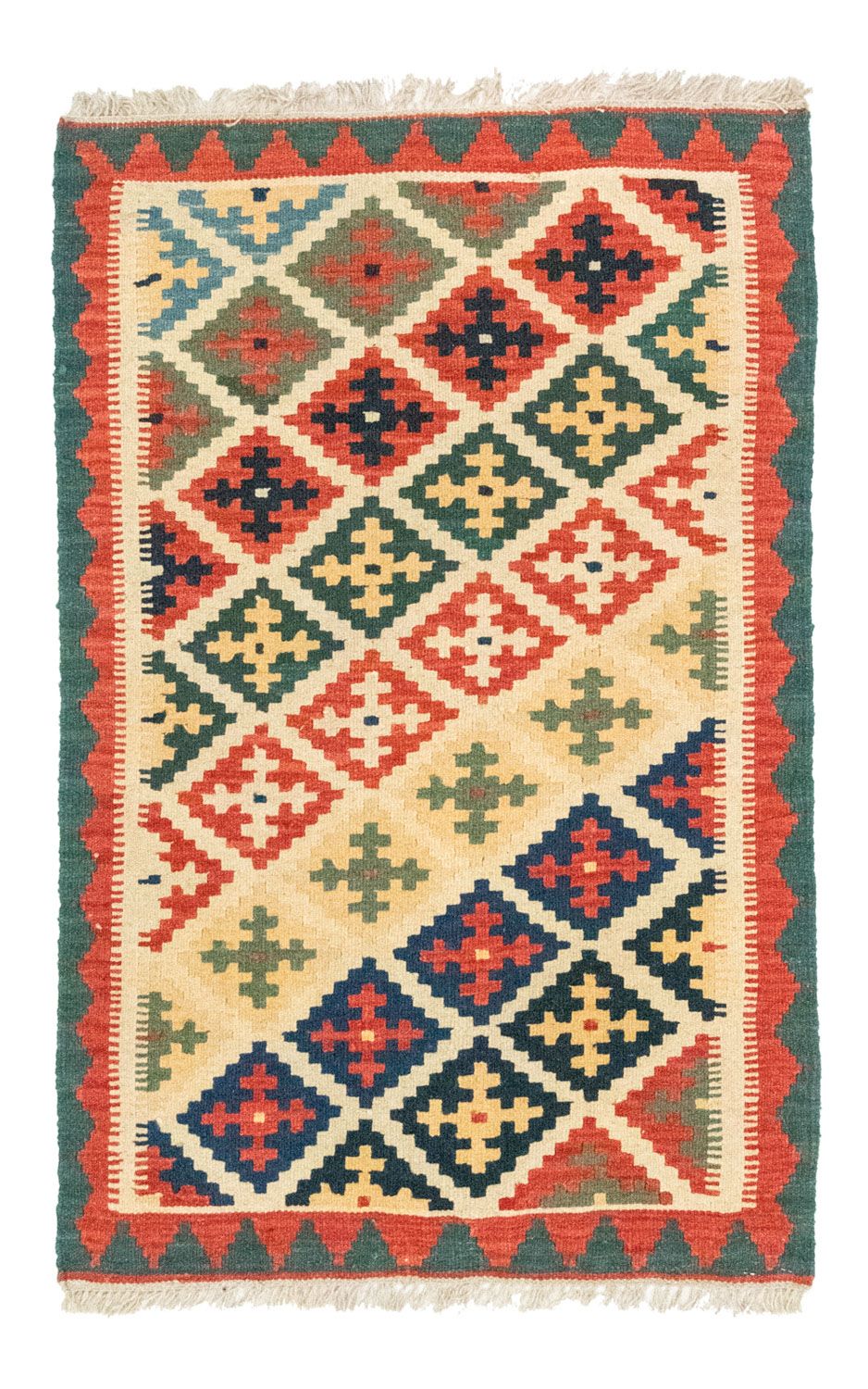 Tappeto Kelim - Orientale - 127 x 80 cm - arancione
