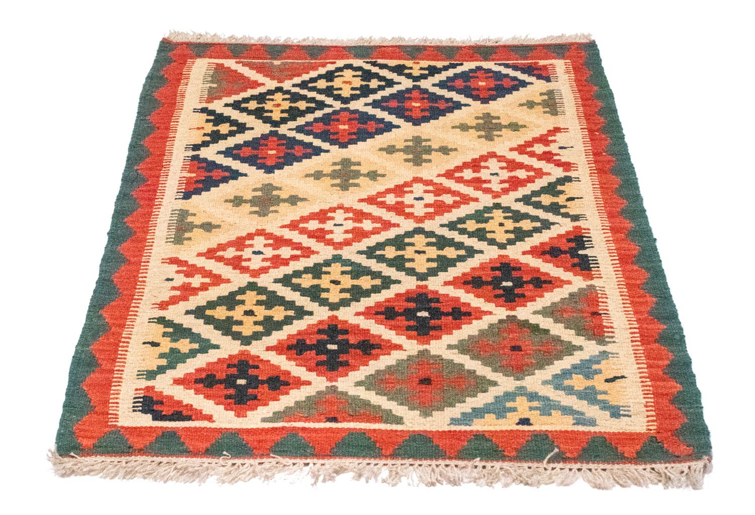 Tappeto Kelim - Orientale - 127 x 80 cm - arancione