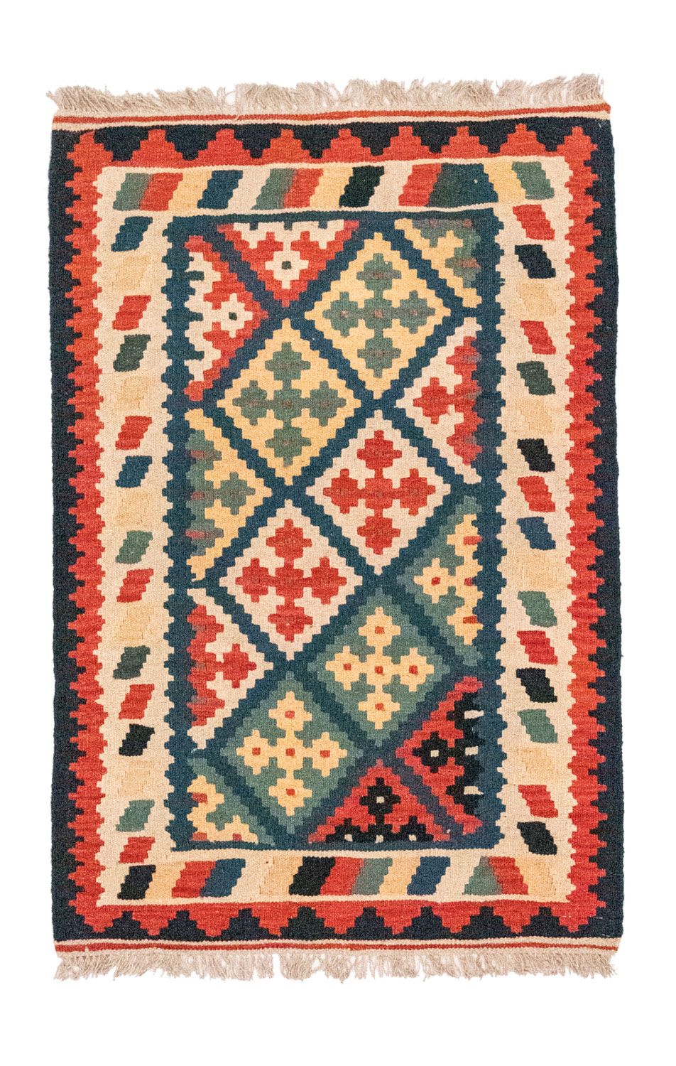 Tappeto Kelim - Orientale - 126 x 83 cm - blu