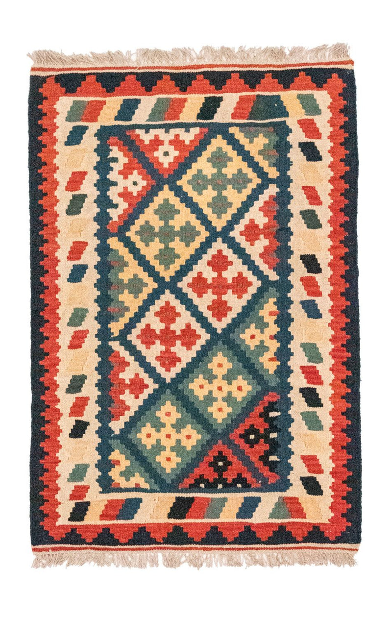 Tappeto Kelim - Orientale - 126 x 83 cm - blu