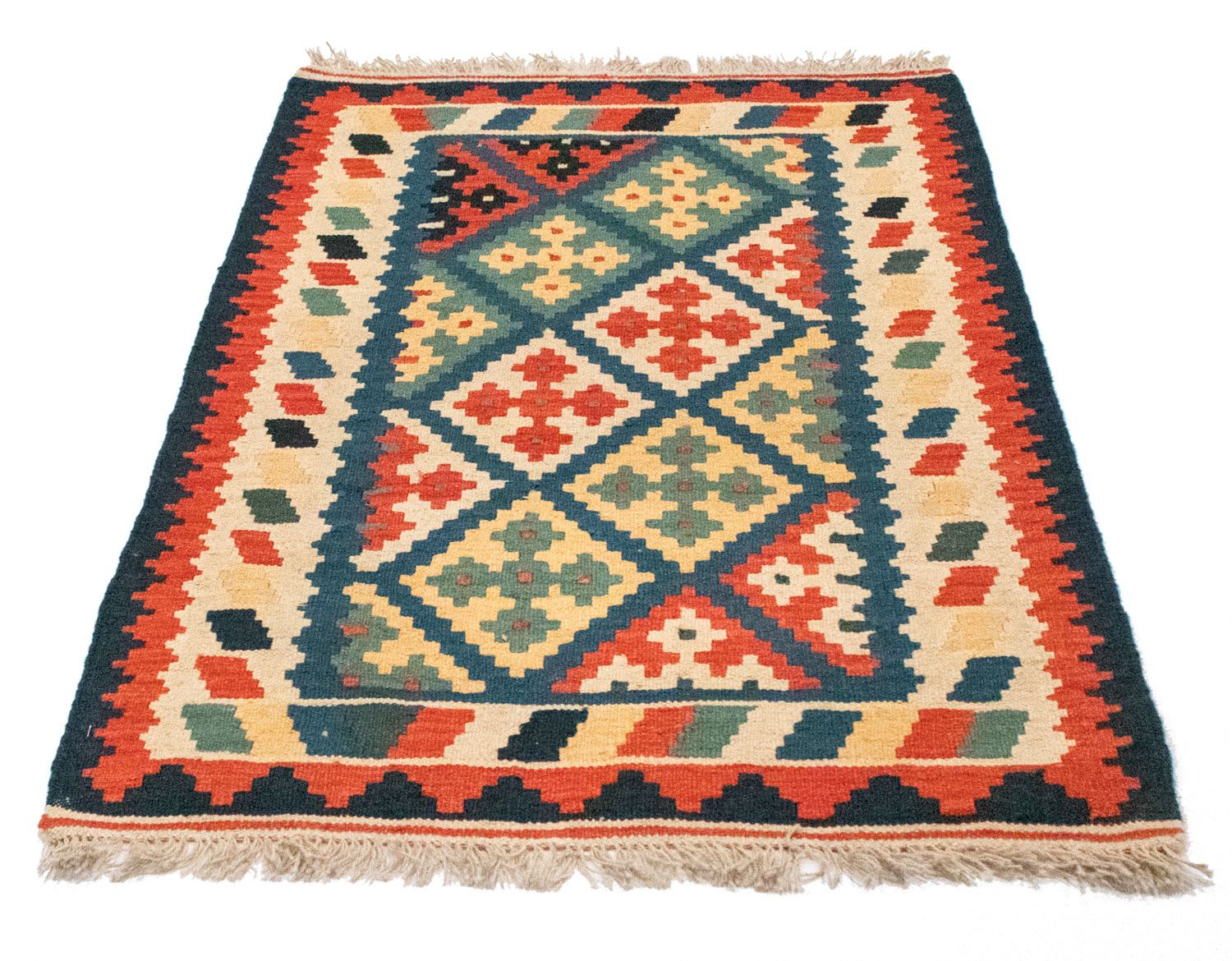 Tappeto Kelim - Orientale - 126 x 83 cm - blu