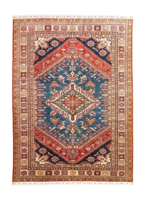 Tappeto Ziegler - Kazak - 292 x 206 cm - blu