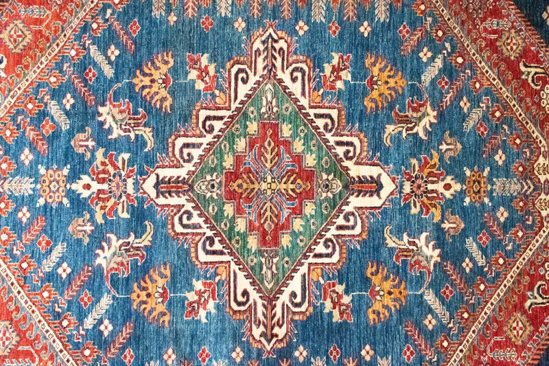 Tappeto Ziegler - Kazak - 292 x 206 cm - blu