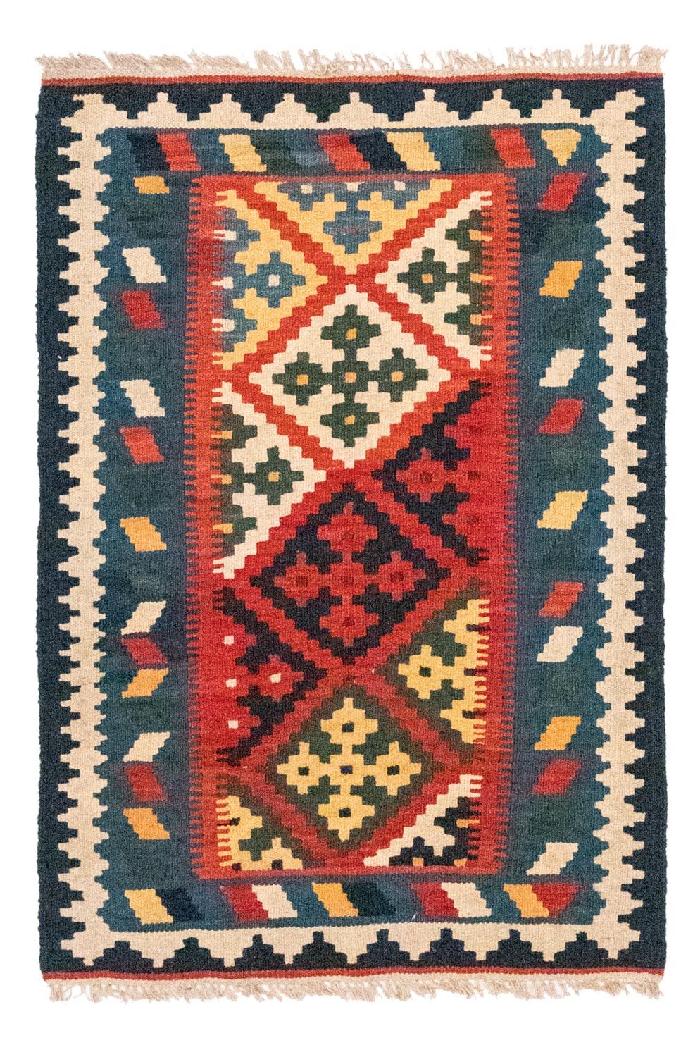 Tappeto Kelim - Orientale - 121 x 81 cm - rosso
