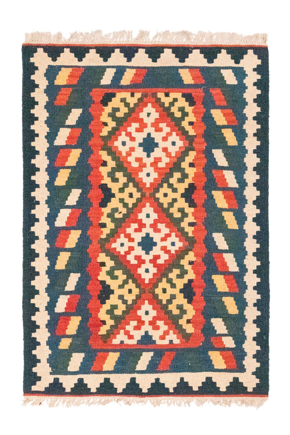 Tappeto Kelim - Orientale - 124 x 80 cm - arancione