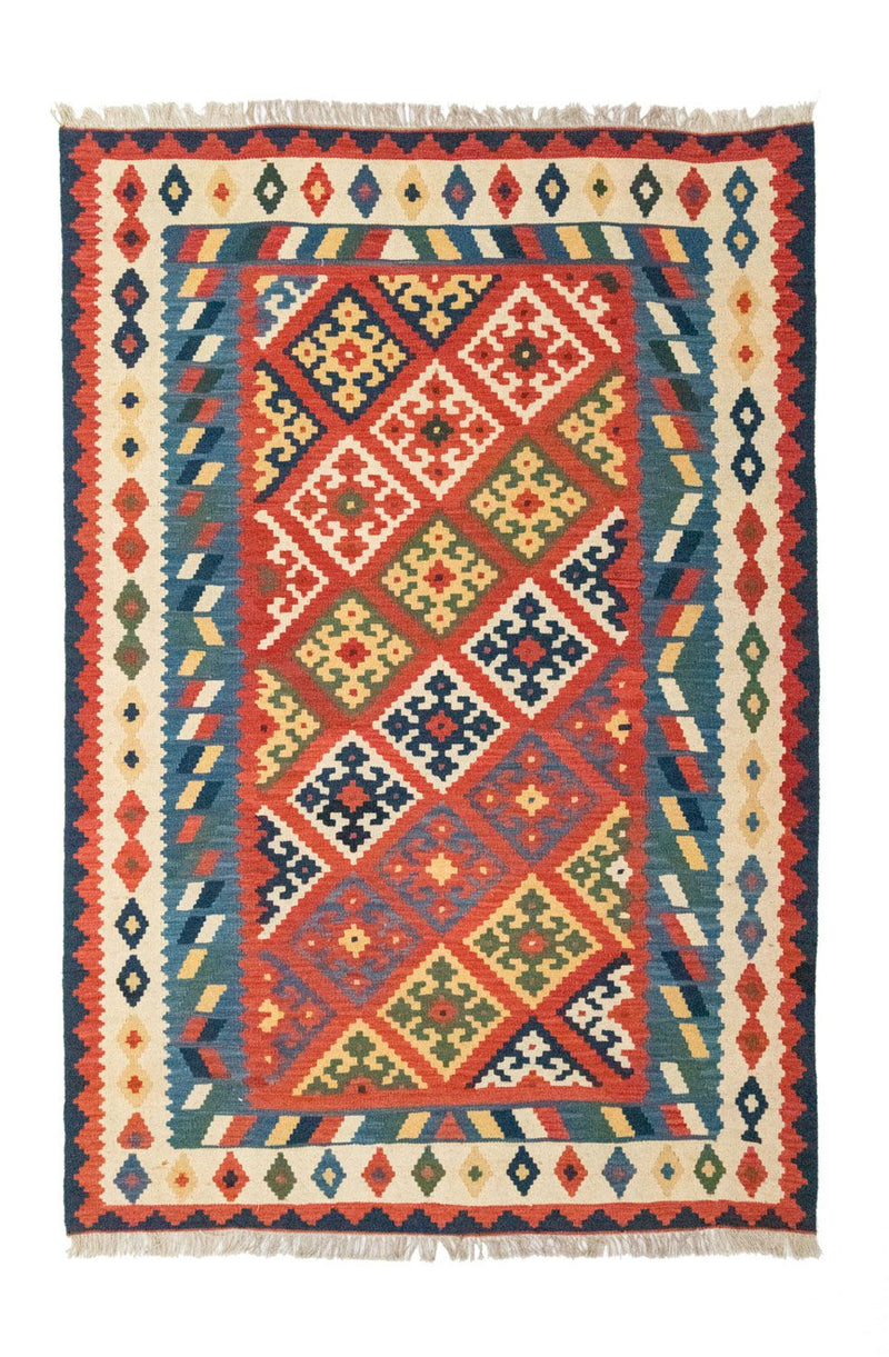 Tappeto Kelim - Orientale - 254 x 170 cm - rosso