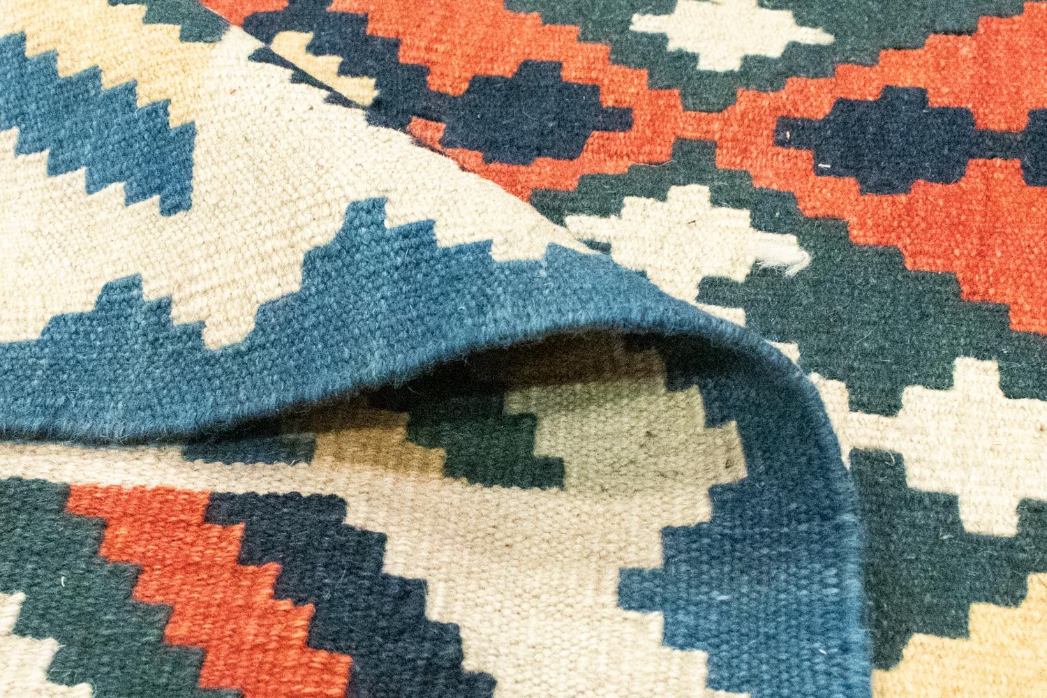Tappeto Kelim - Orientale - 250 x 165 cm - blu