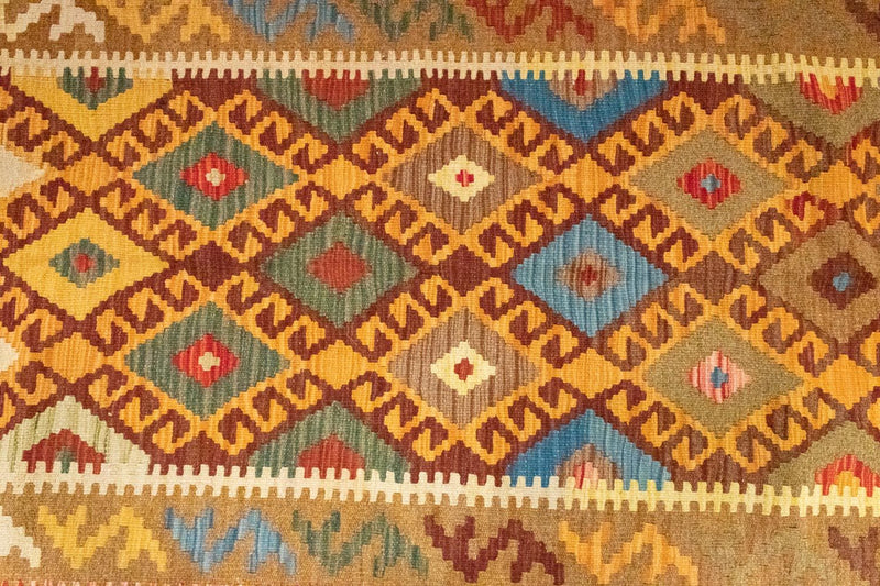 Tappeto Kelim - Orientale - 259 x 161 cm - arancione